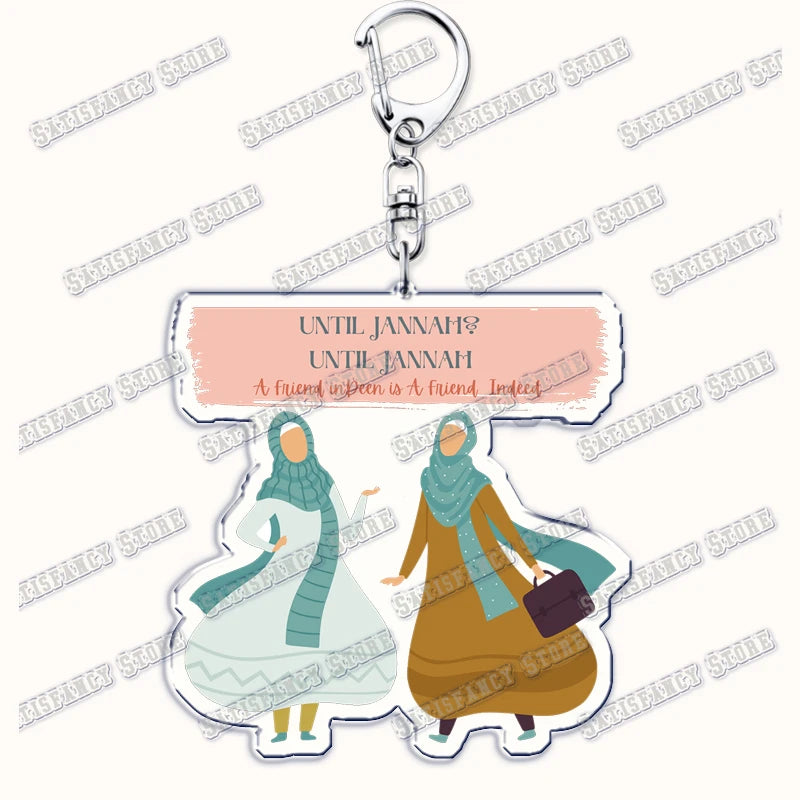 Islamische Schlüsselanhänger für Damen 🌙 – Modische Accessoires für Taschen, Hijab, Ramadan & Eid Geschenk