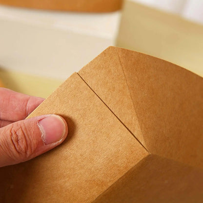 Einweg-Papier-Lebensmittelbehälter 🍟 – Stabile, langlebige Papierschalen für Pommes, Burger, Partys & Picknick