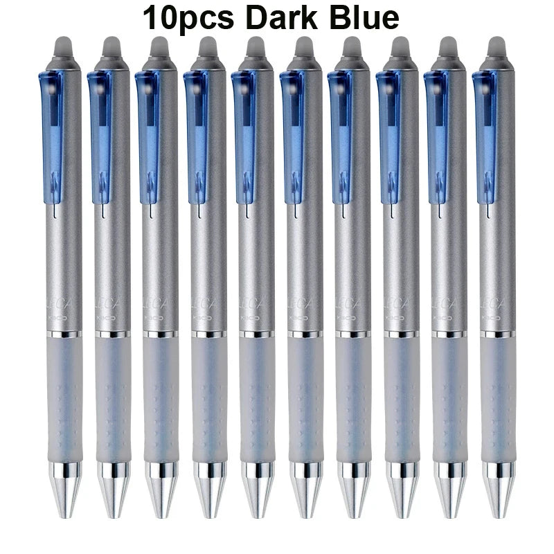 Kaco Einziehbarer, radierbarer Gelstift, 0,5 mm, sanftes Schreiben, 300 m Länge, robuste Duraball-Mine, ideal für Büro und Schule