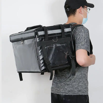 43-Liter Isolierkühlbox ❄️ – Wasserdichter Take-Away-Schrank & Lebensmittellieferbehälter für sichere Lieferungen
