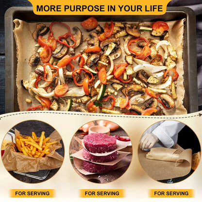 5–20 m Backpapier Rolle 🍪 – Antihaftbeschichtet & vorgeschnitten für Backofen, Airfryer & Grill
