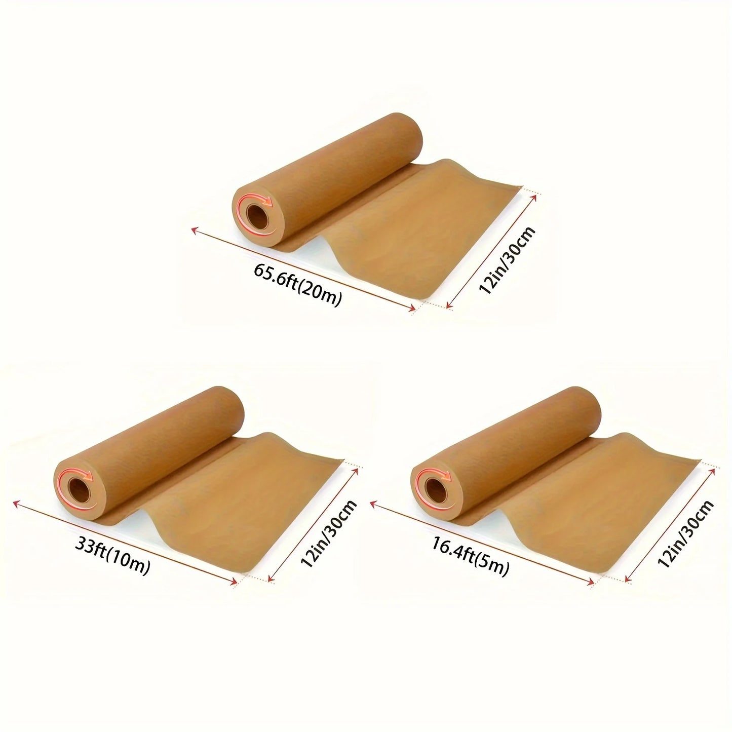5–20 m Backpapier Rolle 🍪 – Antihaftbeschichtet & vorgeschnitten für Backofen, Airfryer & Grill