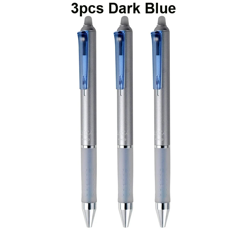 Kaco Einziehbarer, radierbarer Gelstift, 0,5 mm, sanftes Schreiben, 300 m Länge, robuste Duraball-Mine, ideal für Büro und Schule