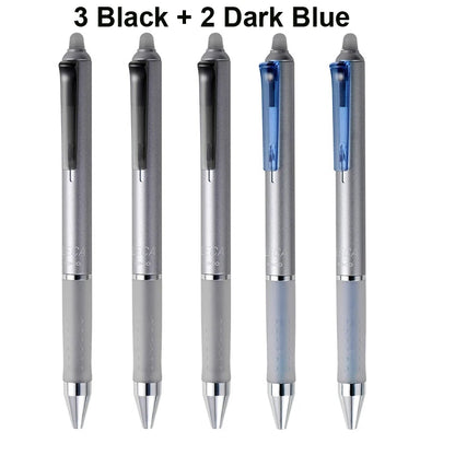 Kaco Einziehbarer, radierbarer Gelstift, 0,5 mm, sanftes Schreiben, 300 m Länge, robuste Duraball-Mine, ideal für Büro und Schule