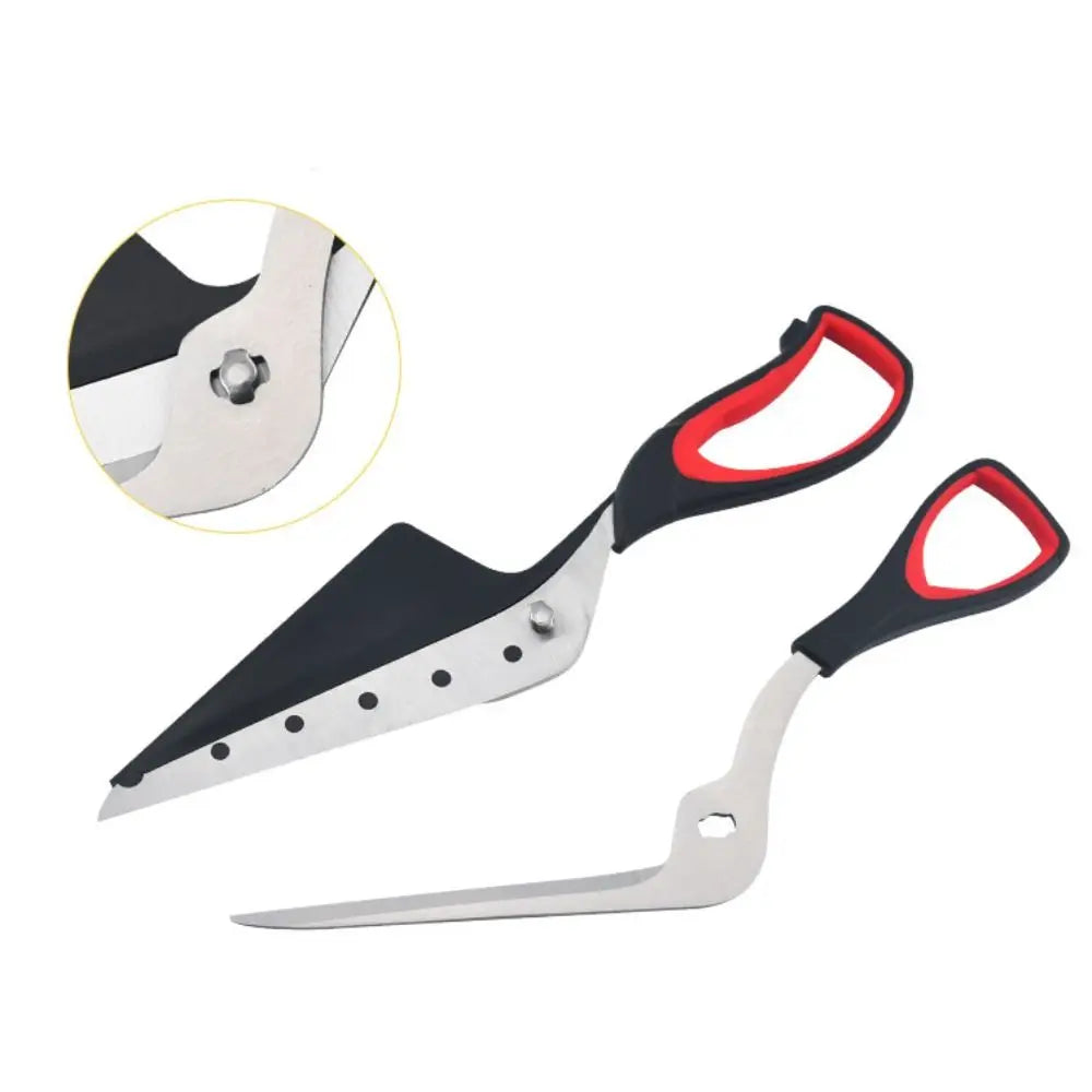 2-in-1 Pizzaschere 🍕 – Abnehmbare Küchenschere & Pizzaschneider mit ergonomischem Griff, Edelstahlklinge für BBQ & Lebensmittel