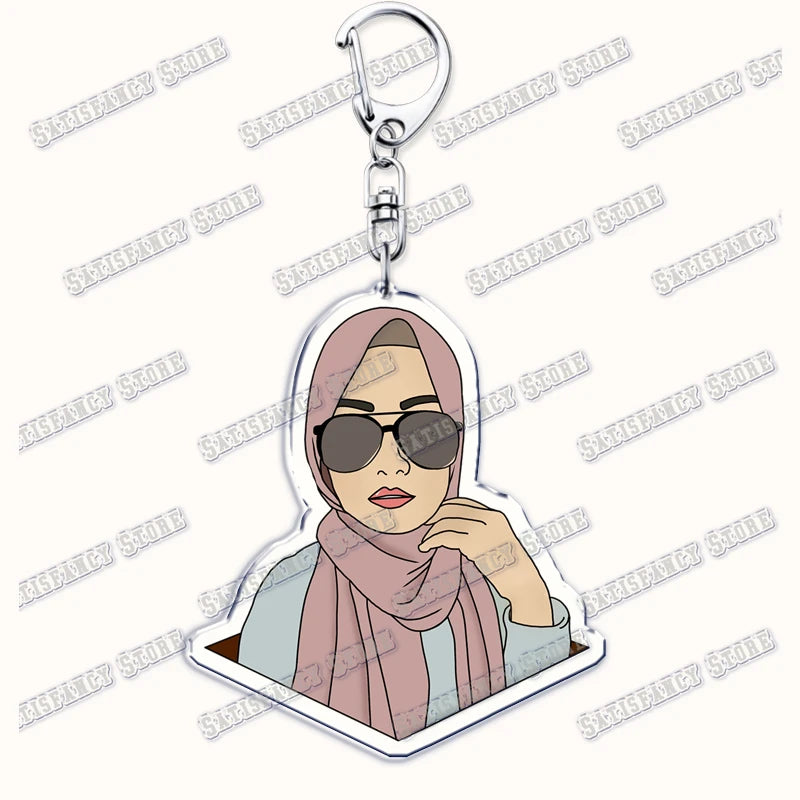 Islamische Schlüsselanhänger für Damen 🌙 – Modische Accessoires für Taschen, Hijab, Ramadan & Eid Geschenk