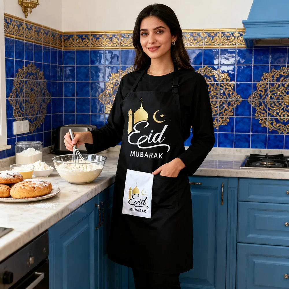 Eid Mubarak – Küchendekoration für Muslime, islamische Gastgeber, Ramadan Kareem al-Fitr Al Adha Iftar – Geschenk für Gastgeberinnen, Mütter, Ehefrauen und Großmütter