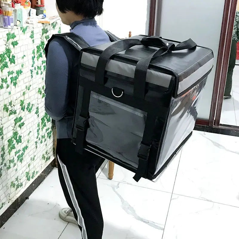 43-Liter Isolierkühlbox ❄️ – Wasserdichter Take-Away-Schrank & Lebensmittellieferbehälter für sichere Lieferungen