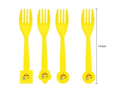 136-teiliges Emoji-Partygeschirr-Set mit lächelnden Gesichtern, Pappbecher und -teller, Einweggeschirr für Geburtstage, Feste und Feiern, Partydekoration