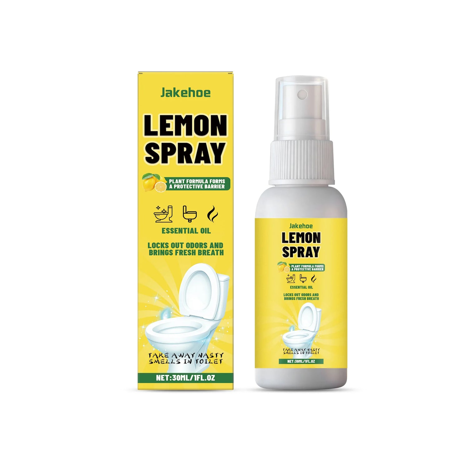 Toiletten-Deodorierungsspray 🍋 – Reinigt, entfernt Kalk & sorgt für langanhaltend frischen Badezimmerduft