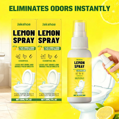 Toiletten-Deodorierungsspray 🍋 – Reinigt, entfernt Kalk & sorgt für langanhaltend frischen Badezimmerduft