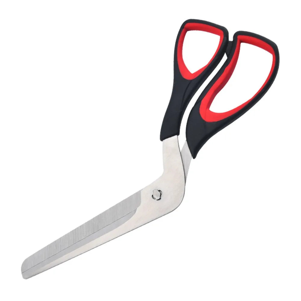2-in-1 Pizzaschere 🍕 – Abnehmbare Küchenschere & Pizzaschneider mit ergonomischem Griff, Edelstahlklinge für BBQ & Lebensmittel