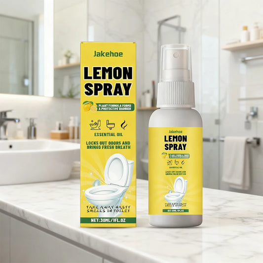Toiletten-Deodorierungsspray 🍋 – Reinigt, entfernt Kalk & sorgt für langanhaltend frischen Badezimmerduft