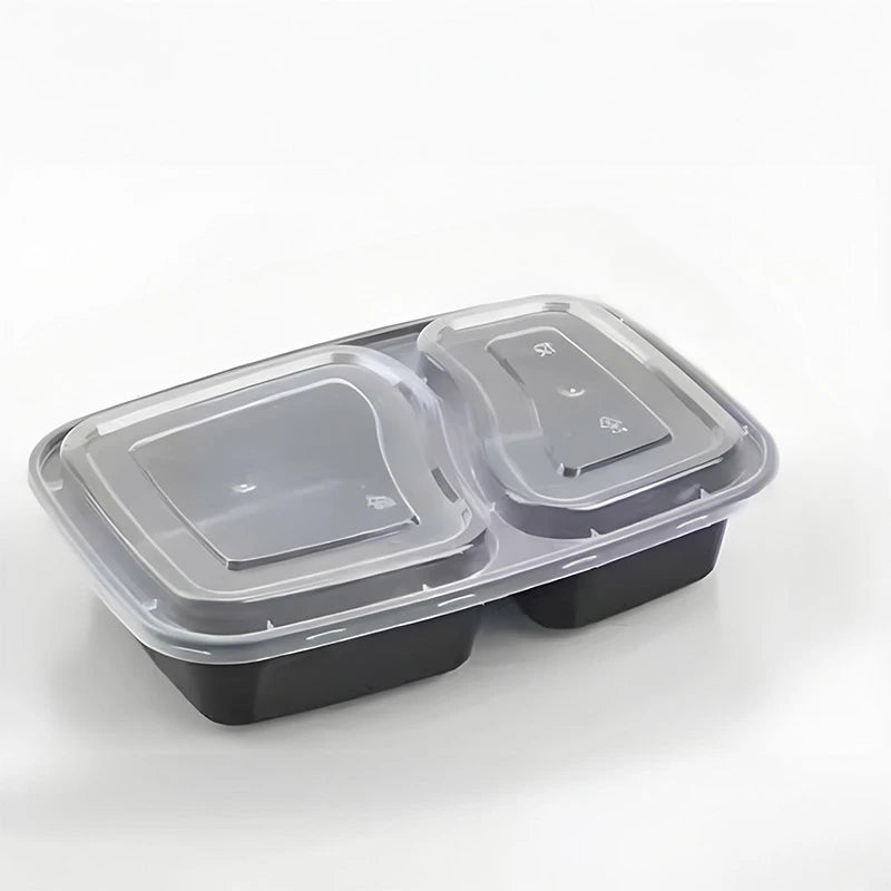 10er Set Einweg-Lebensmittelboxen 🍱 – Mit Deckel, mikrowellengeeignet, stapelbar & robust für Küche & Vorrat