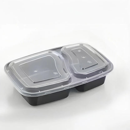 10er Set Einweg-Lebensmittelboxen 🍱 – Mit Deckel, mikrowellengeeignet, stapelbar & robust für Küche & Vorrat
