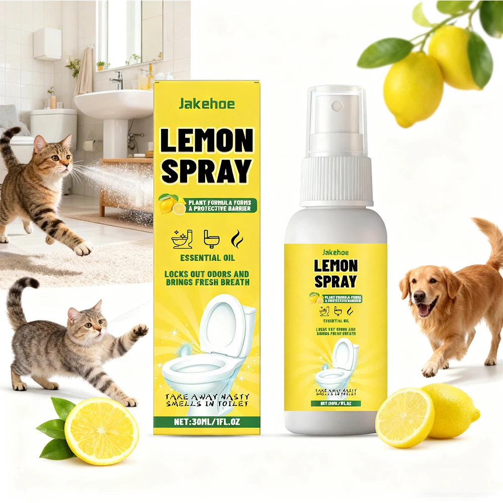 Toiletten-Deodorierungsspray 🍋 – Reinigt, entfernt Kalk & sorgt für langanhaltend frischen Badezimmerduft