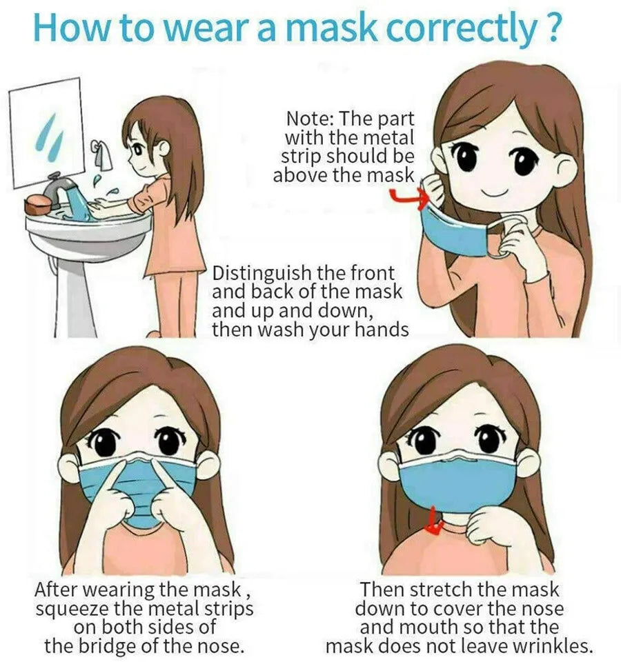 100–600 Stück Einweg-Gesichtsmasken 😷 – Schwarze, zertifizierte chirurgische Masken für Erwachsene