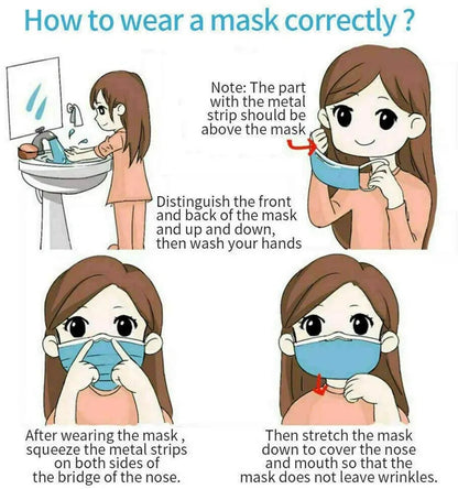100–600 Stück Einweg-Gesichtsmasken 😷 – Schwarze, zertifizierte chirurgische Masken für Erwachsene