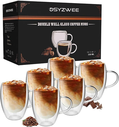 Doppelwandige Latte Macchiato Gläser